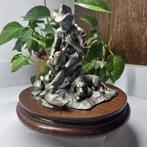 1979 The Decoy Carver Chilmark Fine Wenster Pewter Sculpture Larry D Wethuholt